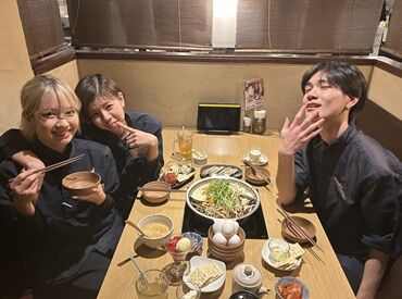 ＼みんなで楽しく働こう（笑）／
実際に働いてみて、
楽しさを実感して頂きたいです！
プライベートでも遊ぶ友達を作ろう！！