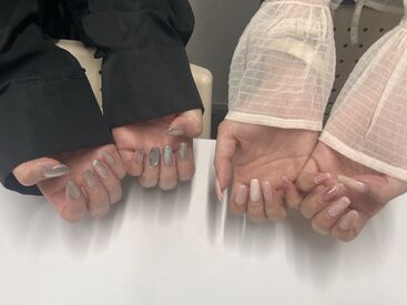 服装・髪・ネイルなどのオシャレが自由♪
自分の好きなスタイルで働ける環境です◎
