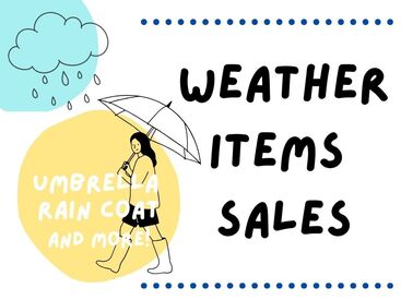 株式会社アクトプラス 運営事業部/apu05139 晴れの日も雨の日も外出が楽しみになる.+*。
ウェザーグッズ販売♪