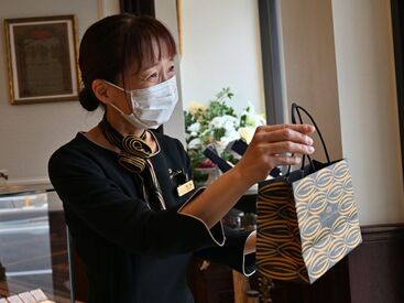ショーケースを眺めるだけで幸せ気分◎