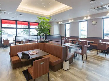 BOSS食堂 とっても綺麗な施設内のCAFE＊
おひとり様～女子会まで、様々なシーンでご利用いただいています♪