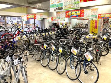 ＜スタッフ割引・特典あり★＞
気になっていた自転車や商品もお得に購入可能！