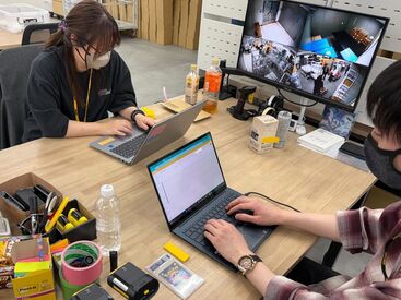 スタッフみんなで協力しながらのんびり楽しく♪
未経験の方も安心して始められる雰囲気です★