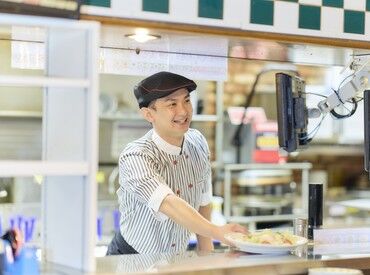 ジョリーパスタ　浮之城店[JP0563] 40種類以上のパスタや豊富なサイドメニュー★
人気のパスタ専門店「ジョリーパスタ」でお仕事！
