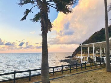 観光客・地元の方に大人気☆
お店の周りは大絶景♪きれいな海
【西の浦イカ活造り 波平】