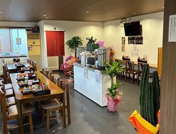 ◇◆バイトデビュー歓迎♪◆◇
食券制だから、レジ業務ナシ◎
好きな時間でOK！無理なく働けますよ!!
まずはお気軽にご応募を◎