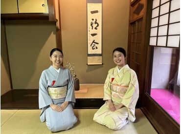 着付け、見回り業務は英語不要◎