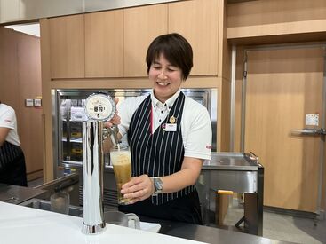 キリンアンドコミュニケーションズ株式会社　※キリンビール福岡工場 キリンビール工場の"キャスト"の一員として
試飲ビールの提供などをお任せします★