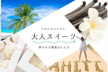 株式会社アクトプラス　販売事業部/aphs3340 希少なバニラを使った大人スイーツ♪