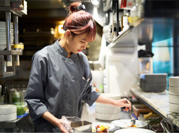 MERCER BRUNCH ROPPONGI12 ホール・キッチンそれぞれ2～3名のチームで営業中★
学生・フリーターさん大歓迎！
シフトは面接時にお気軽にご相談ください。