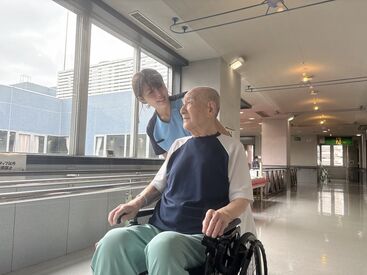 介護福祉士の受験資格取得に必要な実務経験を積むことができるので
 将来的に資格取得を目指したい方にもおすすめです◎
