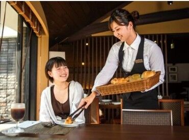 ベーカリーレストラン　サンマルク 福利厚生◎
働きやすさ重視！
楽しく働けて、
お得な社割とお給料Get♪♪
