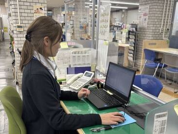 実際のお仕事風景です★