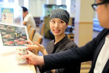 うまい鮨勘ゆとろぎ 前橋天川店 未経験からのスタートも大歓迎！