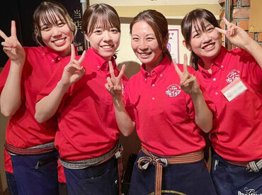 まかないは毎回無料＆ボリューム満点！
さらに系列店で使える20％OFFの社割あり★
学生さんの味方です♪