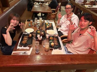 「家が近いから!」「ハンバーグが好き」など始める理由は何でもOK◎家族で使える社割が嬉しい♪シフトも家庭都合を考慮します!