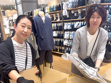 無印良品 イオンモール熊本 朝5：30～10：00の間で1日3時間からOK！
授業前や他のバイトに行く前、朝活として働くのもオススメ♪
履歴書不要で応募も簡単★