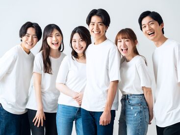 週2日～シフト超柔軟！
授業・サークル(部活)・Wワークとの両立も"◎"
※イメージ画像
