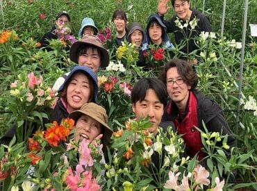 福花園西軽井沢農場 嬉しい土日祝休み♪*
平日の週3日、勤務をお願いいたします◎
週4～5日入れる方も大歓迎です！
