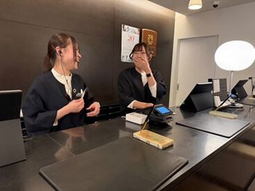 人と関わる仕事を通してお客様の笑顔を感じたい方、
"おもてなし力"をさらに磨きたい方、
安定した職場で長く働きたい方に◎
