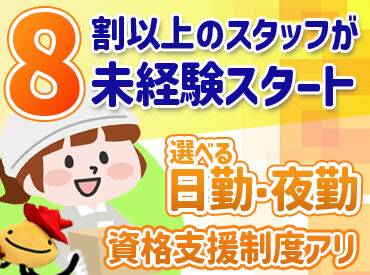吉川運輸株式会社　長岡京営業所 手順はシンプル♪
店舗ごとに決まった個数の食品を仕分けるだけ！
力仕事少なめで足腰の負担も安心☆
幅広い年代の男女活躍中！