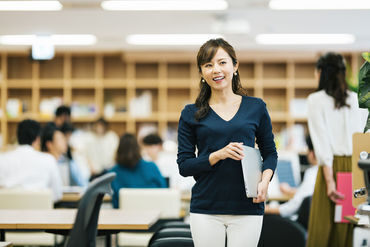 ＼未経験startの方も活躍中◎／
未経験から始められる事務！
予約受付や電話対応など…
最初は一緒に進めていきましょう◎