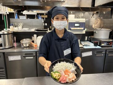 未経験でもすぐに慣れるカンタン作業がメインです！
魚の専門知識はゼロでOK♪