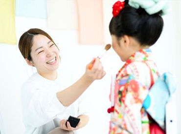 Acestudio 豊山八幡神社店 ＼美容師免許の資格を活かせる♪／
七五三を迎えるお子さまのヘアセットなどをお任せ！
着付けも学べます◎