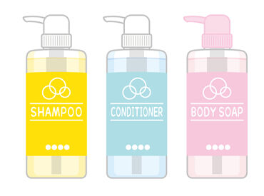 スーパーやコンビニで見かける有名ブランドのシャンプー・リンスの詰替袋などを扱います♪