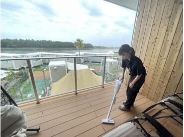 ヒュウマップクリーンサービス　南阿蘇フィールドホテル 研修中も優しくフォローしますので、安心してご応募ください♪Wワークや扶養内など、働き方はご相談を！