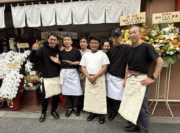気さくな店長＆温かい雰囲気◎
みんな同じスタートだから、安心して始められます♪