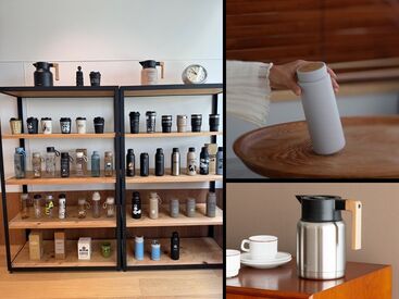 広々オフィスで快適!
休憩スペース/冷蔵庫/電子レンジ完備◎
ウォーターサーバーもあるから是非マイボトルで♪