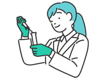 顕微鏡でお惣菜の品質をcheck★
モクモク作業が好きな方にはピッタリ！
道具の使い方はイチから丁寧にお教えします◎