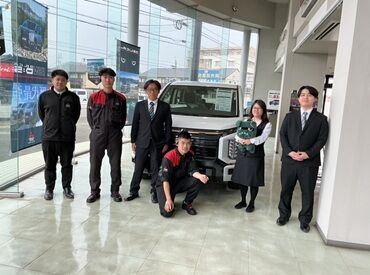 宮崎三菱自動車販売株式会社　都城店 未経験から活躍中！
できることからお任せするので
少しずつ覚えていけば大丈夫ですよ☆