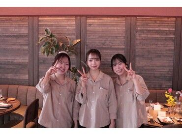 .みんなに自慢できるとってもおしゃれなお店です♪
顧客満足度と同じくらい従業員満足度も重視して運営しています！