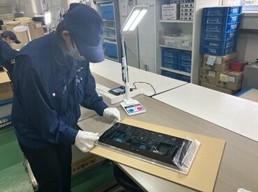 日用品や自動車部品などのプラスチック製品を扱います！
軽いものが中心なので身体への負担ナシ★