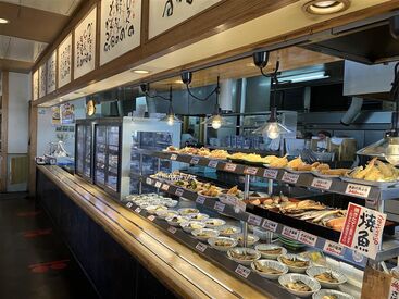 まいどおおきに食堂　徳島千代田食堂 ミドル・シニア層、活躍中★
まずは短期からスタートもOK！
「向いているな」「続けられそう」と思ったら
長期への切り替えも◎