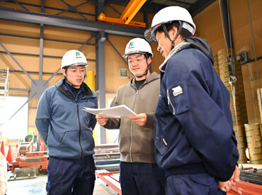 チームワーク重視で働けます！
30代の社員を中心に困った時もすぐに相談できる先輩が多く、未経験から安心して始められます。