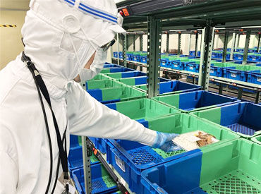 作業自体はとてもシンプル◎
モクモクと作業をしているので
人見知りの方でも安心です!