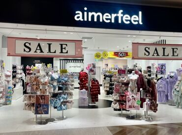 aimerfeelイオンモール豊川店 初めての方でも安心の研修制度あり！スタッフ限定の特典などもあるのでお得に購入◎お仕事終わりにそのまま行けちゃいます♪