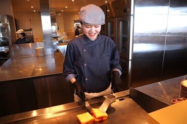 ホテルの朝食を支えるやりがいアリ◎
年齢・経験問わず活躍できます。是非お気軽にご応募ください！