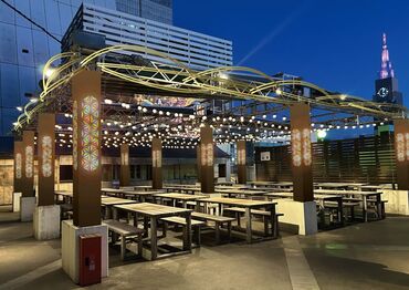 屋上の風が気持ちイイ~♪
料理は基本コースなので安心です◎
スタートはみんな一緒!きっと楽しい仲間ができるハズッ♪