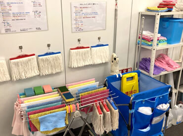 ＜清掃未経験・ブランク復帰さん大歓迎＞
先輩スタッフが丁寧に指導するので安心してお仕事スタート♪