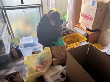 作業のコツは研修期間を通してしっかりお伝えします◎
ほとんどの方が未経験スタートなので、ご安心を♪
女性も活躍中です！