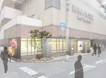 「注文を聞き間違えたらどうしよう…」の心配ナシ◎
スマホ注文＆セルフレジで接客少なめ！
バイトデビューでも焦らず働けます☆