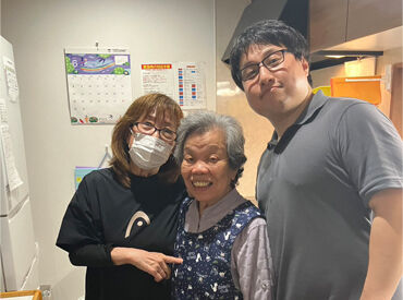 グループホームみさき尼崎【001】 入居者様は人生の大先輩。
そのため、業務中のふとした会話で
新たな気づきがあることも☆
貴重な経験ができること間違いなし◎