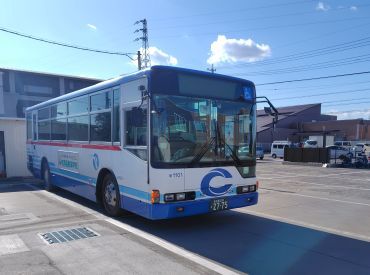 経験を活かせる！あなたのスキルに合わせて
コミュニティバスや路線バスをお任せ♪
≪遠方からの転職も大歓迎！≫