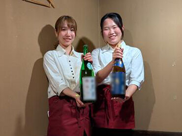 和料理 さうだーで 未経験スタートのスタッフ多数在籍！
先輩がそばでフォローするので、
「バイトが初めてで不安…」という方も安心できます♪