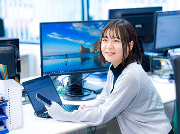 土日祝休みでプライベートと両立しやすい♪
髪色・髪型・ネイル・ピアス…全てOK！
おしゃれしながらお仕事できます