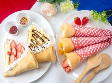 マリオンクレープ★ 追加スタッフを大募集♪ 
研修しっかりで未経験でも安心◎